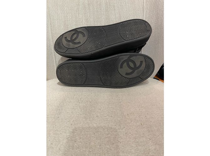 CHANEL Sneaker T.EU 45 Leder Schwarz - Ansicht 6