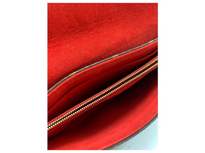 patta in pelle rossa louis vuitton Rosso - vista 3