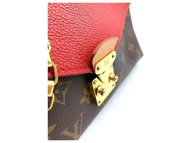 patta in pelle rossa louis vuitton Rosso - vista 4