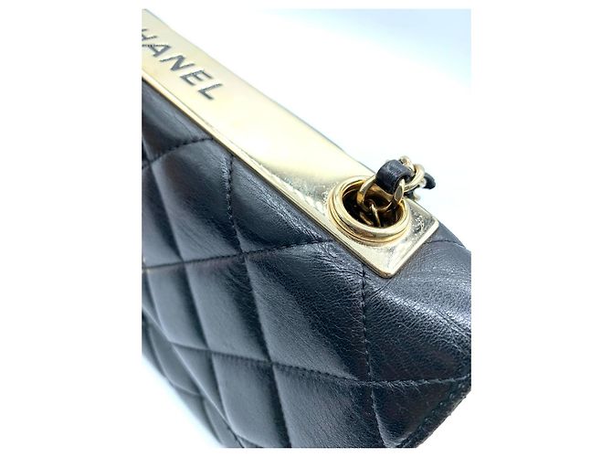 Borsa a mano Chanel Puerto Banus in pelle nera Nero - vista 3
