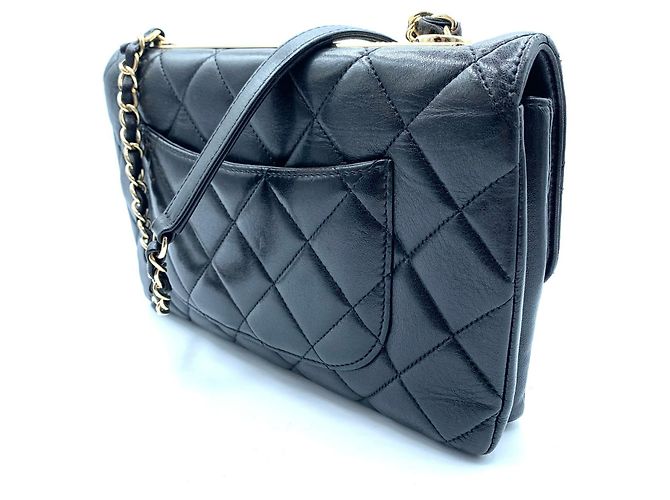 Borsa a mano Chanel Puerto Banus in pelle nera Nero - vista 6