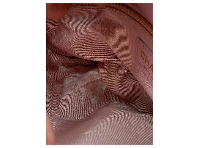 Chanel 19 Borsa a mano Chanel Puerto Banus in pelle rosa - vista 7