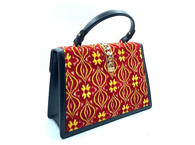 Gucci Sylvie edizione speciale velluto Rosso - vue 4