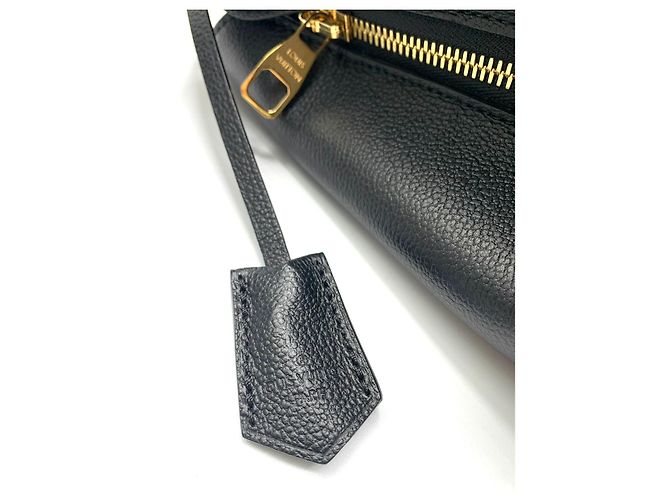 louis vuitton montaigne cuero empreinte negro - vista 6