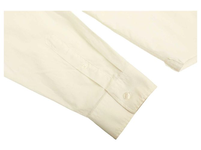 Burberry Brit Camicia da uomo casual in cotone bianco taglia XXL - vista 11