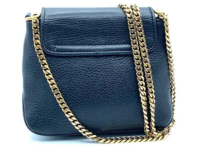 Bolsa de ombro Gucci em couro preto - vista 5