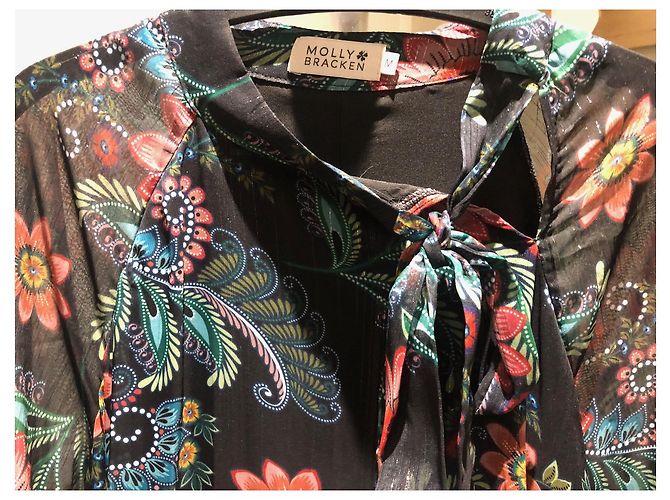 Autre Marque MOLLY BRACKEN Kleid Paisley Muster Mehrfarben - Ansicht 3