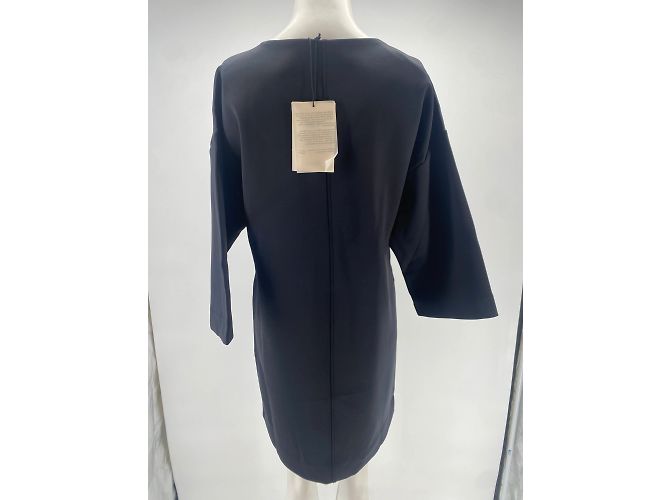 Autre Marque T.International M Polyester Kleid Schwarz - Ansicht 4