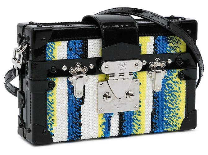Louis Vuitton Black Sequins Petite Malle - view 2