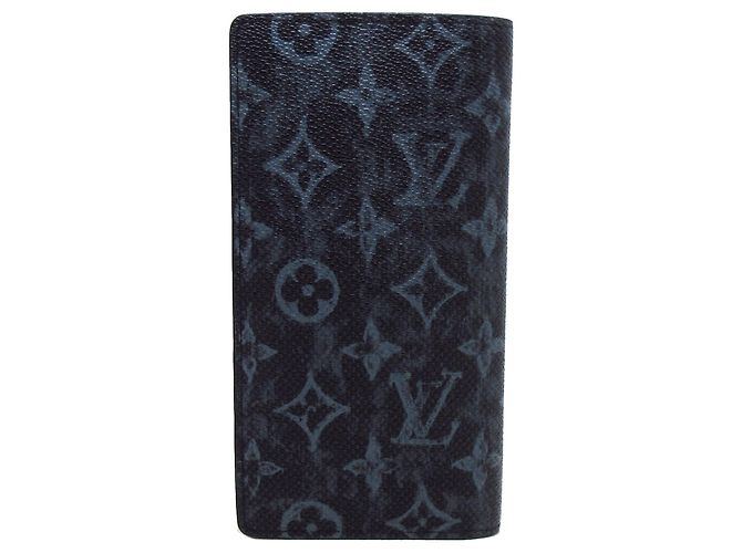 Louis Vuitton Schwarzes Monogramm Pastel Noir Brazza - Ansicht 2