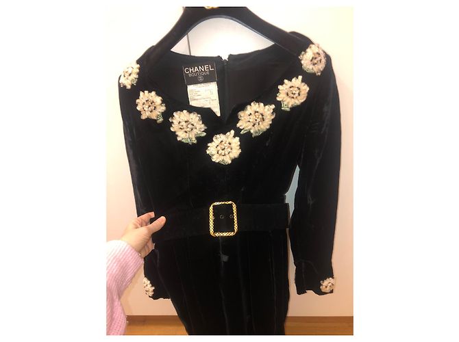 Cambon Chanel Edelweißkleid Schwarz - Ansicht 2