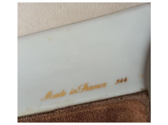 Cendrier et vide-poches en porcelaine de Limoges Hermès - vue 3