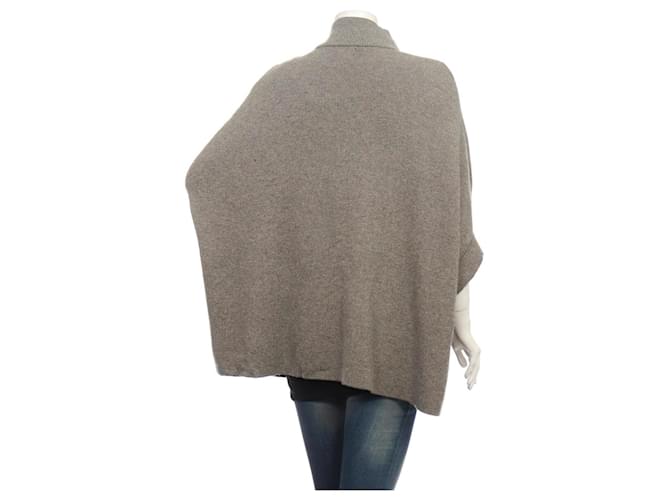 Massimo Dutti Cardigan aus Wolle Grau - Ansicht 2