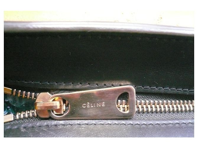 Trapèze Céline CELINE Correct tricolor two-material trapeze bag - view 8