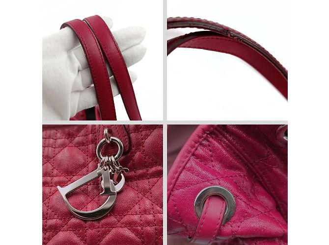 Borsa a tracolla Panarea Dior Christian Dior bordeaux - vista 6