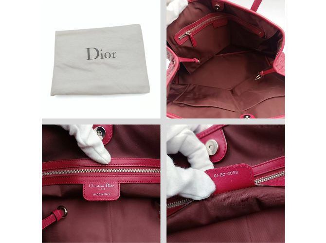 Borsa a tracolla Panarea Dior Christian Dior bordeaux - vista 7