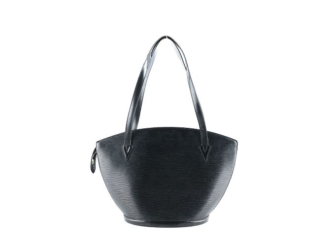 LOUIS VUITTON - Borsa Saint Jacques in pelle Epi nera Nero - vista 3