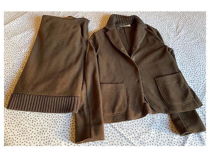 Miu Miu Jacke und Rock, Anzuggröße 40 Kastanie - Ansicht 2