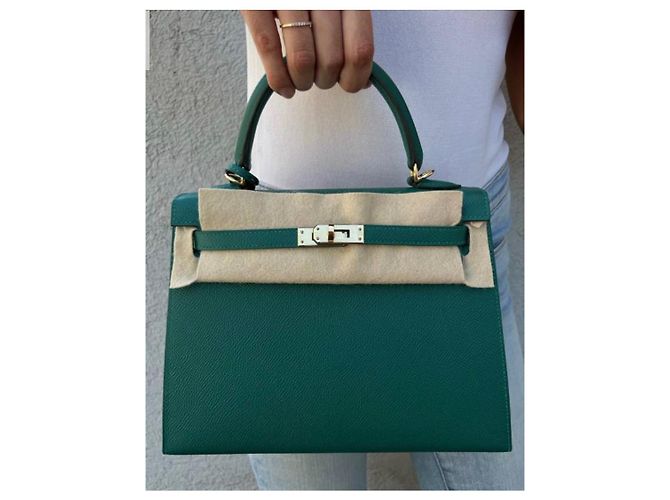 Hermès Kelly 25 Grün - Ansicht 2