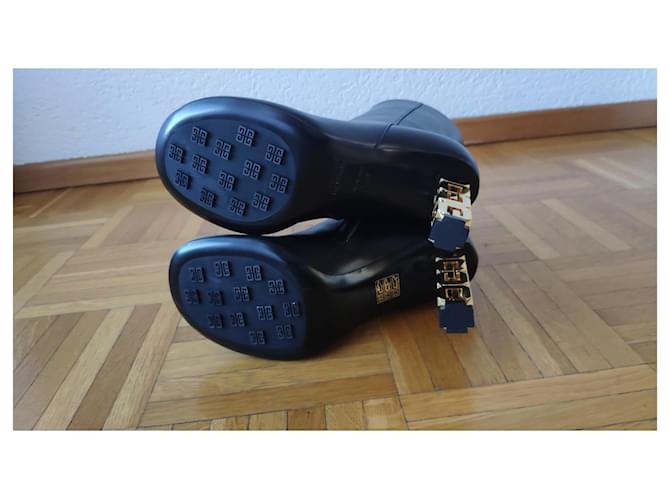 GIVENCHY G. CUBE STIVALETTI IN PELLE Nero - vista 5