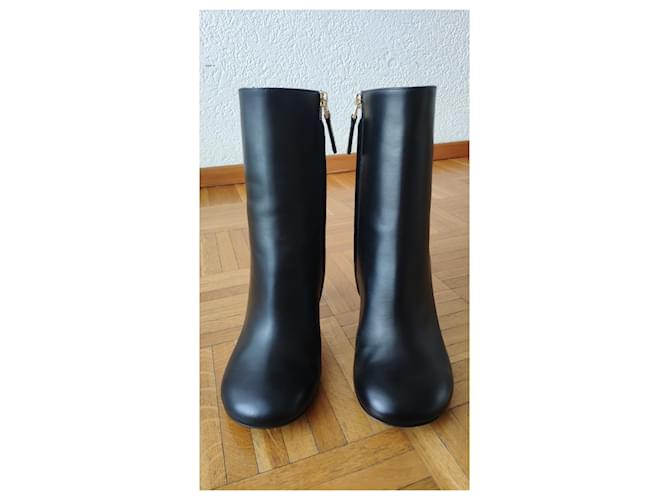 GIVENCHY G. CUBE STIVALETTI IN PELLE Nero - vista 6