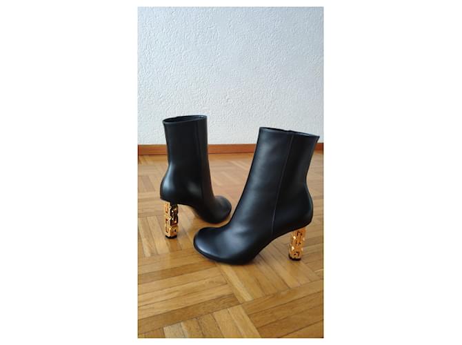 GIVENCHY G. CUBE STIVALETTI IN PELLE Nero - vista 8