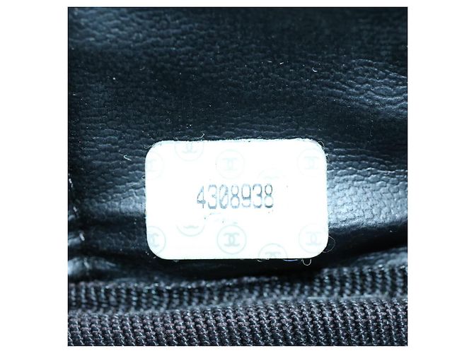 Neceser CHANEL Vanity Charol Negro CC Auth yb378 - vista 11