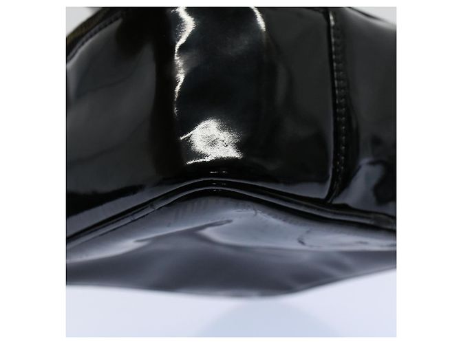 Neceser CHANEL Vanity Charol Negro CC Auth yb378 - vista 17