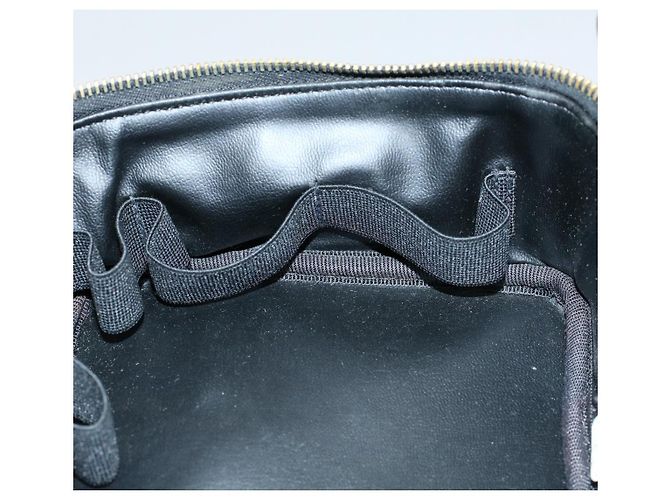 Neceser CHANEL Vanity Charol Negro CC Auth yb378 - vista 22
