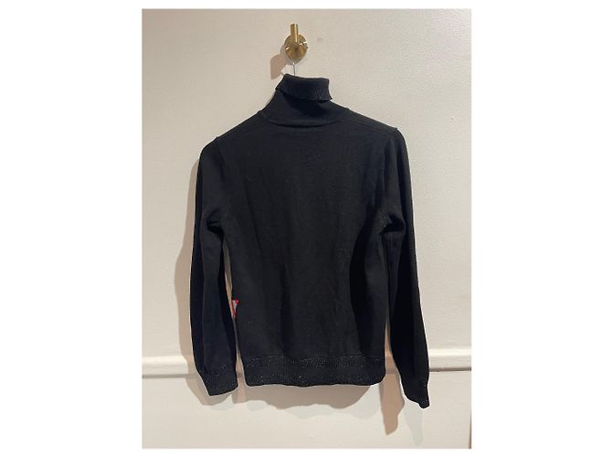 FENDI Strickwaren T.International S Fell Schwarz - Ansicht 3
