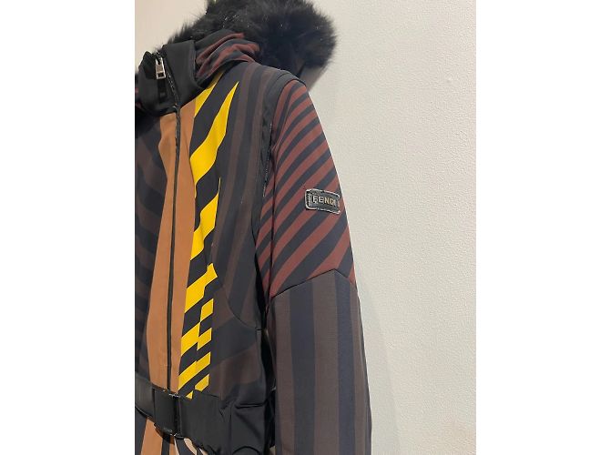 FENDI Mäntel T.International S Polyester Braun - Ansicht 3