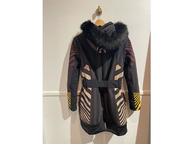 FENDI Mäntel T.International S Polyester Braun - Ansicht 4