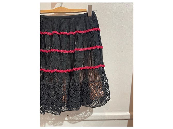 Alaïa Saias ALAIA T.Internacional M Seda Preto - vista 2