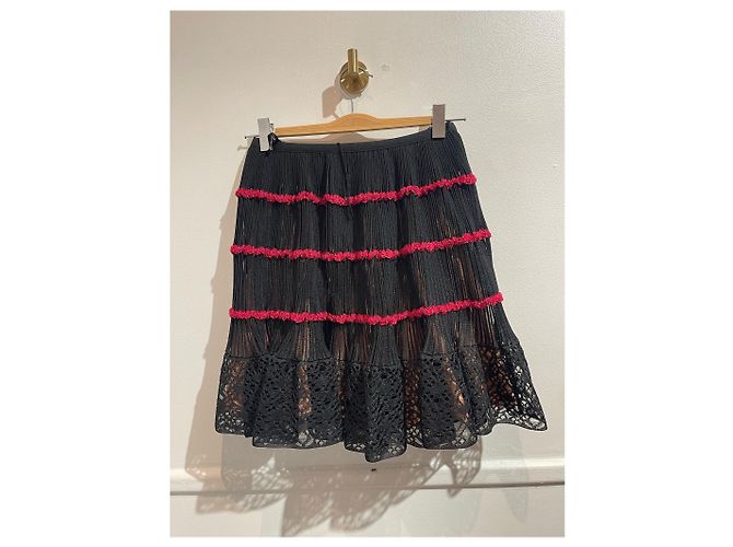 Alaïa Saias ALAIA T.Internacional M Seda Preto - vista 3