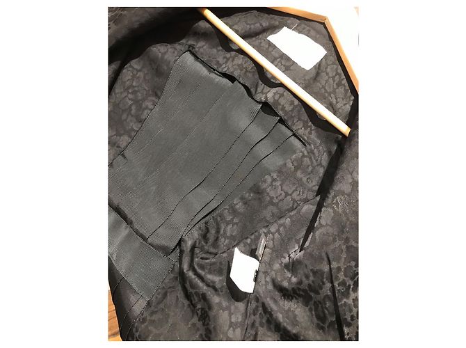 ROBERTO CAVALLI Jacken T.IT 38 Wolle Schwarz - Ansicht 6