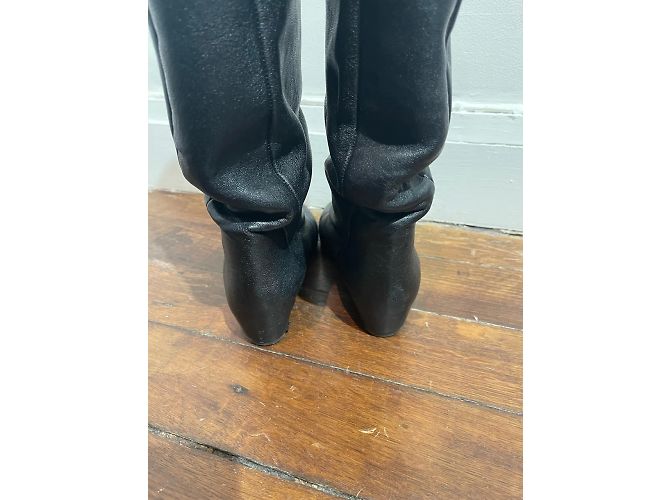Botas LANVIN T.EU 36 Cuero Negro - vista 6