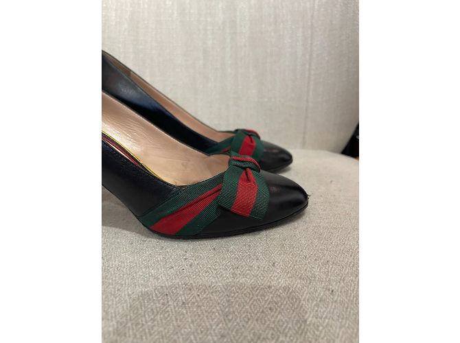 GUCCI Absätze T.EU 37.5 Leder Schwarz - Ansicht 2