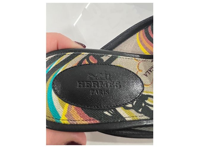 Hermès Hermes Oz Maultiere Schwarz - Ansicht 3