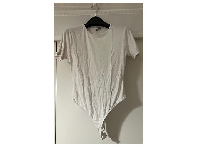 Asos Bodysuit Set Schwarz Weiß Kurzarm Größe 36 Mehrfarben - Ansicht 6
