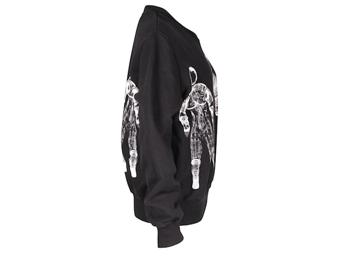 Timeless Chanel Pullover mit Astronauten-Print aus schwarzer Baumwolle - Ansicht 2