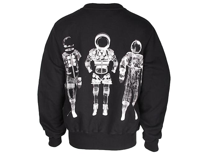 Timeless Chanel Pullover mit Astronauten-Print aus schwarzer Baumwolle - Ansicht 3