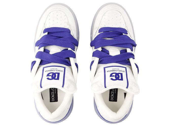 Dolce & Gabbana New Roma Sneakers – Dolce&Gabbana – Leder – Weiß - Ansicht 3