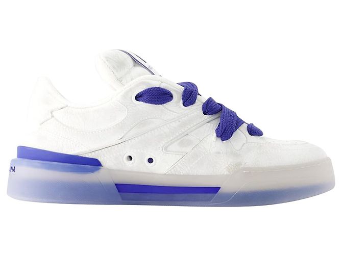 Dolce & Gabbana New Roma Sneakers – Dolce&Gabbana – Leder – Weiß - Ansicht 4