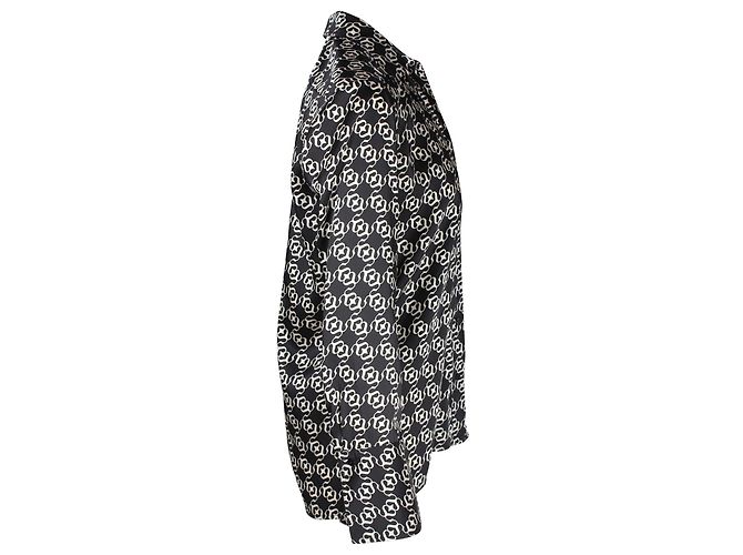 Camisa estampada Sandro de poliéster reciclado negro - vista 2