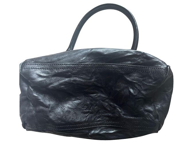 Bolsa média Givenchy Pandora em couro preto - vista 15