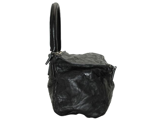 Bolsa média Givenchy Pandora em couro preto - vista 5