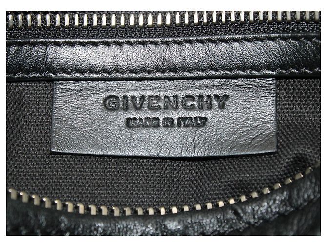 Bolsa média Givenchy Pandora em couro preto - vista 9