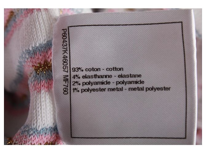 Strukturiertes Chanel-Strickkleid aus hellrosa Baumwolle - Ansicht 5