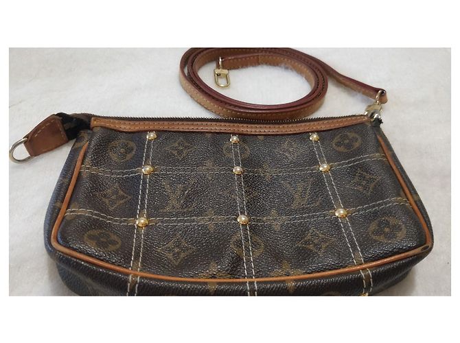 Galliera Louis Vuitton Crossover Beutel Braun Stoff - Ansicht 3