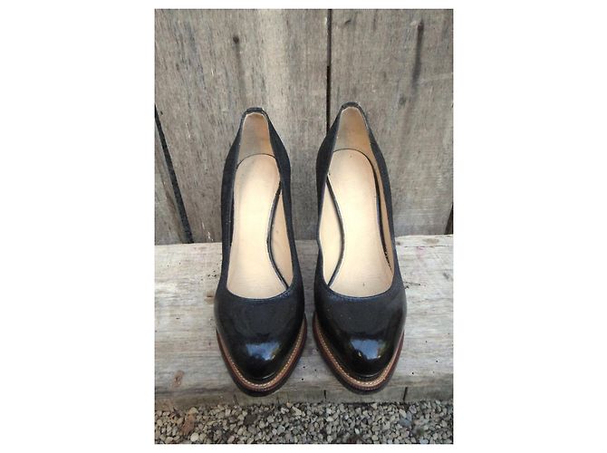Acne Studios Pumps schwarz aus Hirschleder Größe 36 - Ansicht 3